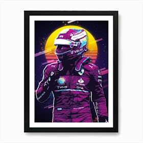 Carlos Sainz Jr Ferrari Driver Art Print