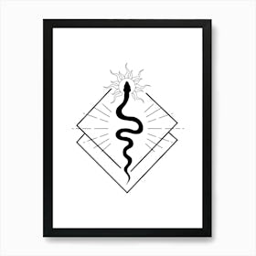 B0148 Ngd010 12 Snake Art Print