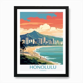 Honolulu Hawaii Art Print