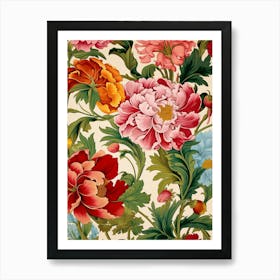 Peonies 72 Art Print