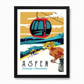 Aspen, Colorado Mountains Art Print