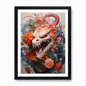 Dragon Head Art Print