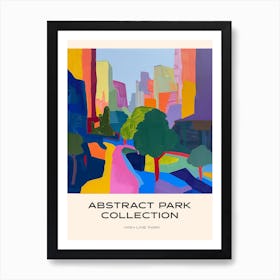 Abstract Park Collection Poster High Line Park New York City 1 Poster