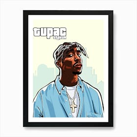 Tupac 7 Art Print