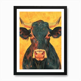 Cow Canvas Print 4 Art Print