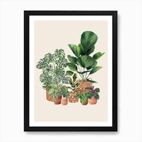 Plant Lovers Friends Art Print