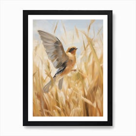 Bird Painting Barn Swallow 2 Art Print