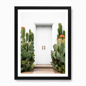 California Dreaming - Whiteness Palm Springs Art Print