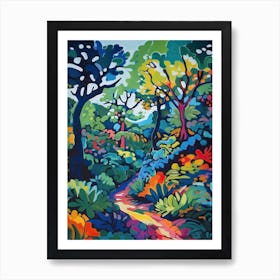 Dubrovnik Arboretum Garden Croatia Painting 8 Art Print