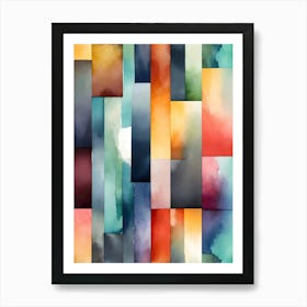 Abstract Watercolor Painting 9 Art Print