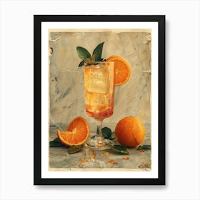 Iced Orange Drink 2 Art Print