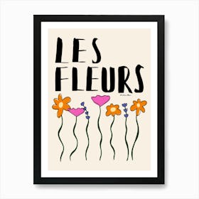 Les Fleurs Poster