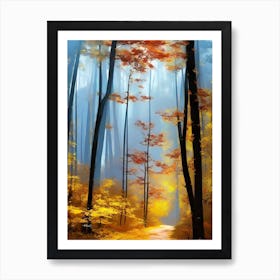 Autumn Forest 61 Art Print