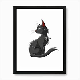 Black Cat 41 Art Print