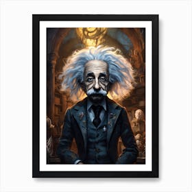 Albert Einstein 2 Art Print