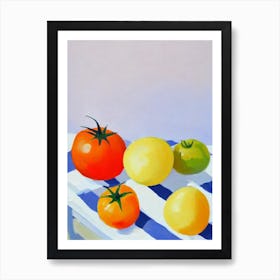 Tomato Tablescape vegetable Art Print