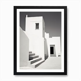 Faro, Portugal, Black And White Photography 1 Art Print