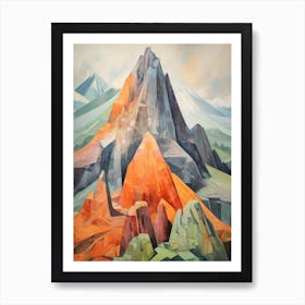 Puncak Jayacarstensz Pyramid Indonesia 2 Mountain Painting Art Print