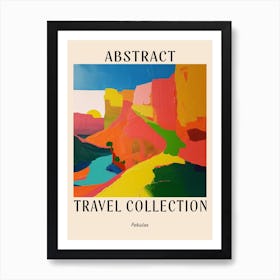 Abstract Travel Collection Poster Pakistan 2 Art Print