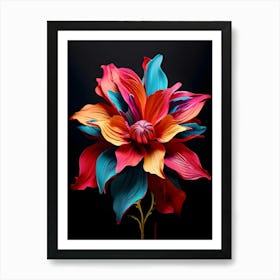 Dahlia Flower 7 Art Print