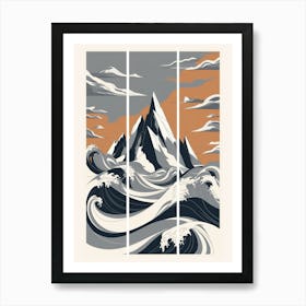 Ocean Waves Art Print