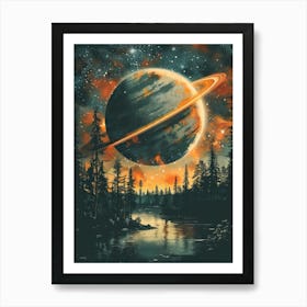 Saturn 10 Art Print