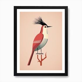 Minimalist Roadrunner 2 Illustration Art Print