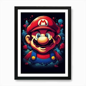 Mario Bros 50 Art Print