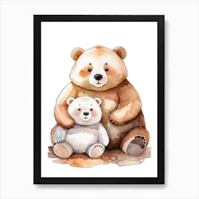 Good Daddy Bear Art Print