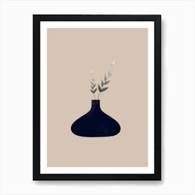 Black Vase Art Print