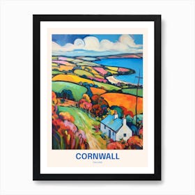 Cornwall England 6 Uk Travel Poster Art Print