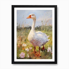 Bird Painting Goose 2 Art Print