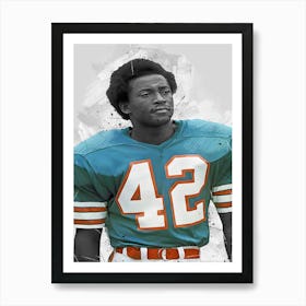 Paul Warfield Miami Dolphins Art Print