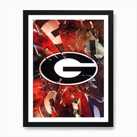 Georgia Bulldogs 1 Art Print