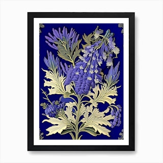 Jacaranda 2 Floral Botanical Vintage Poster Flower Art Print by Petal  Palette - Fy