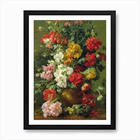 Snapdragons Painting 2 Flower Art Print