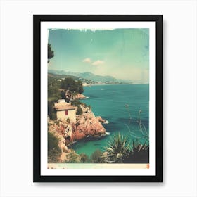 South Of France Polaroid Inspired 4 Art Print