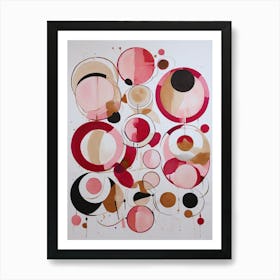 Abstract Circles 3 Art Print