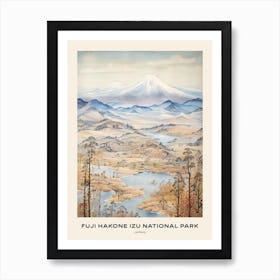 Fuji Hakone Izu National Park Japan 5 Poster Art Print