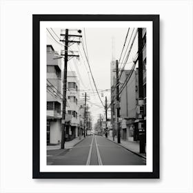Sapporo, Japan, Black And White Old Photo 3 Art Print