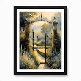 Gate To The Garden Art Print