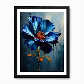 Blue Poppy 3 Art Print