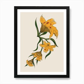 Yellow Lily Art Print