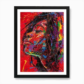 Woman'S Face 67 Art Print