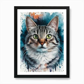 Cat Portrait 1 Poster