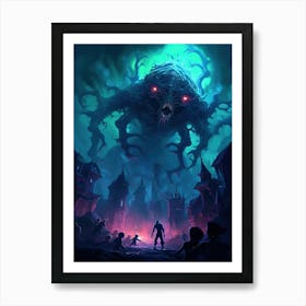 Demons And Monsters Art Print