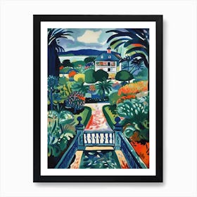 Volksgarten Gardens, Austria, Painting 8 Art Print