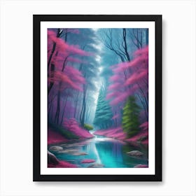 A Magic Forest Art Print