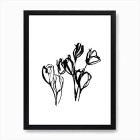 Spring Tulips Iii Art Print