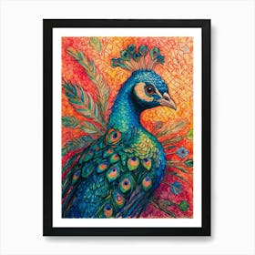 Peacock 6 Art Print